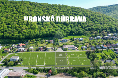 Beautiful sunny plot Hronská Dúbrava, only 10 km from Zvolen