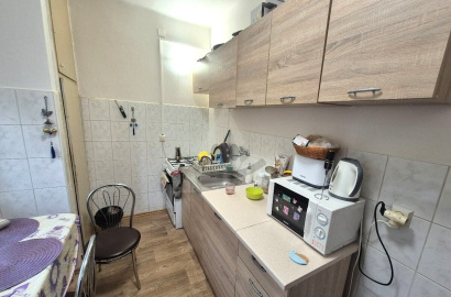 Partially renovated brick 2-room apartment near the center of Komárno