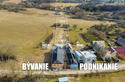 2 HOUSES ON 3000m2 OF LAND (also suitable for business/parking) + FLOORPLAN