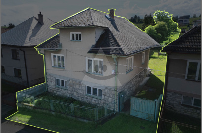 Family house with a large plot of land in the village of Liptovské Sliače - part of Vyšný Sliač