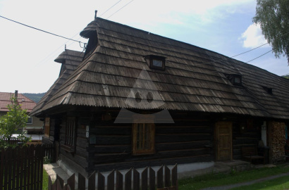 Historic wooden house in Orava, Podbiel