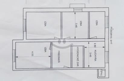 4-room apartment with balcony, /81m2/, Žilina - Vlčince III