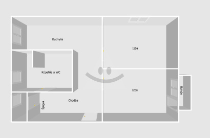 2-room apartment with large balcony / 61 m2 / - Kysucké Nové Mesto