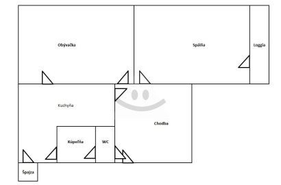 2-room apartment /73 m2/ Žilina - Vlčince II