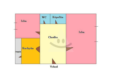 2-room apartment in original condition / 49 m2 / - Žilina (Solinky)