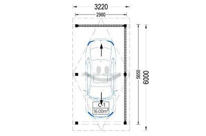 Brick garage / 19 m2 / - Žilina ( Hliny V )