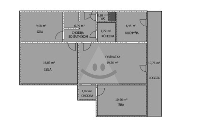 4 room apartman in Dúbravka - Bratislava for sale