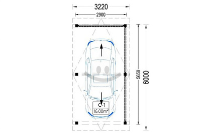 Brick garage / 19 m2 / - Žilina ( Hliny V )