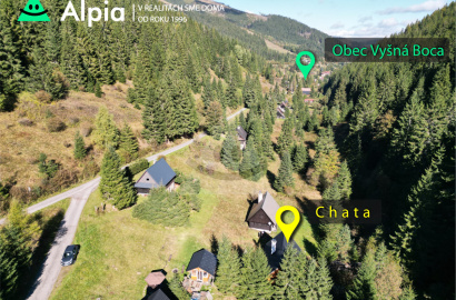 Recreational cottage under construction for sale – Vyšná Boca