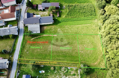 Pozemok pre rodinné domy for sale, Kaľamenová