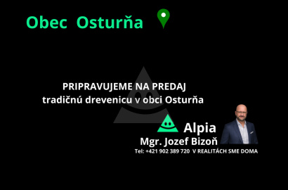 traditional wooden cottage located in the village of Osturňa