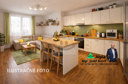 Renovated - furnished 3-room apartment in the center of SNV, quiet location