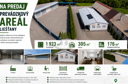 For sale industrial area Liešťany / Prievidza
