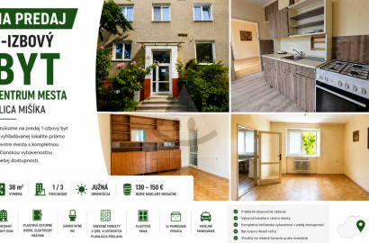 For sale 1-room flat