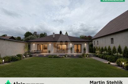 Building plot with approved building permit for family houses for sale, Sučany.