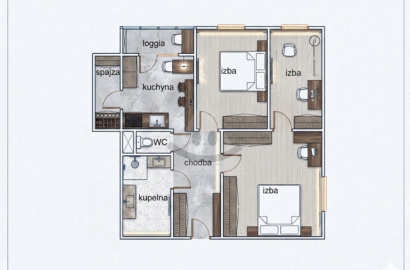3-room flat for sale, Centrum, Martin