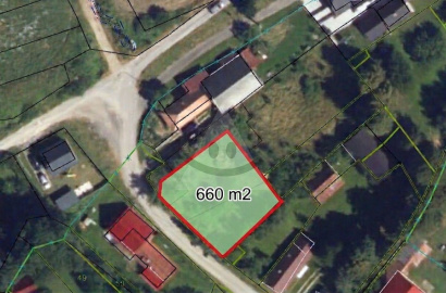 Building plot Ižipovce - beautiful nature just 2 km from Liptovská Mara, suitable for a family or holiday home.