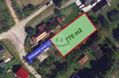 Sunny plot of land for your house or cottage just a few minutes from Liptovská Mara – Ižipovce