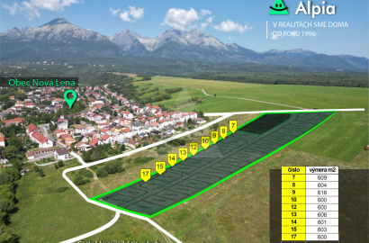 Land for sale, Nová Lesná