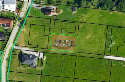 Building plot in Liptovská Anna - for a family house or cottage, just 10 minutes from Liptovská Mara