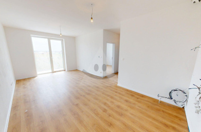 2-room apartment with a balcony in standard and parking in a new building in Kolárovo