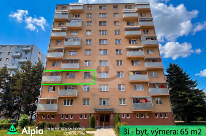 For sale 3-room apartment in original condition, Dr. Aurel Stodolu Embankment, Liptovský Mikuláš