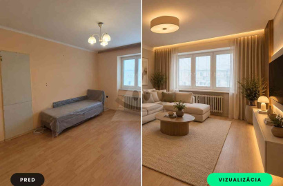 2-room brick apartment on Budovateľská Street in Komárno