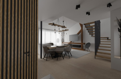 3-room brick maisonette with a terrace in the city center (105 m²), Žilina